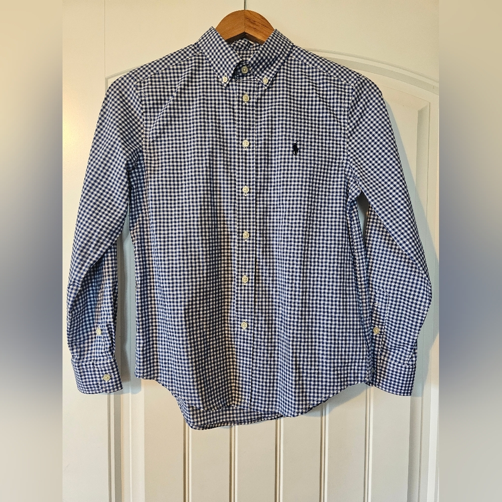 NWOT Polo Ralph Lauren button up dress shirt size 10-12 boys